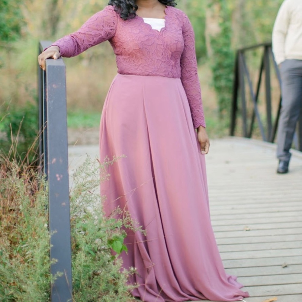David’s Bridal Bridesmaid Dress.